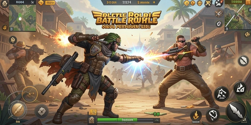 Tampilan menakjubkan dari gameplay Battle Royale di 8364.