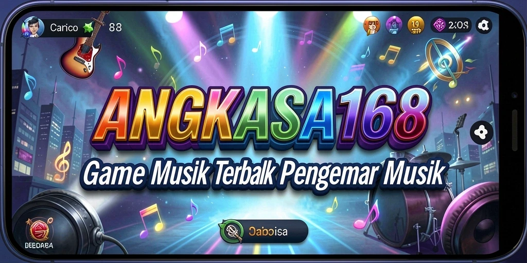 Tampilan gameplay ANGKASA168 dengan lagu-lagu menarik.