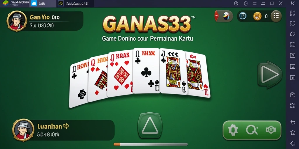 Tampilan gameplay menarik dari GANAS33 yang menyenangkan.