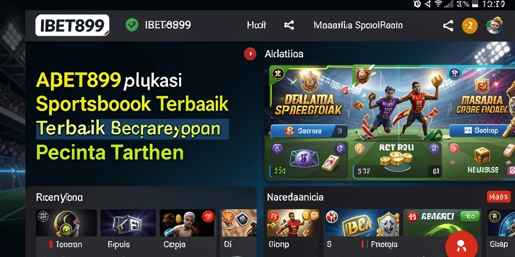 Tampilan screenshot gameplay Sportsbook yang menarik dari IBET899.