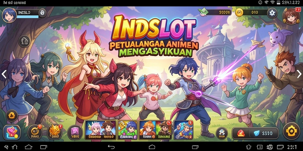 Tampilan gameplay yang menakjubkan dalam INDSLOT.