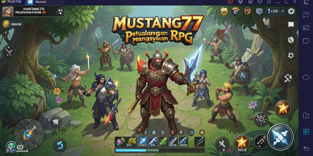 Tampilan gameplay <strong>MUSTANG77</strong> yang seru dan penuh tantangan.