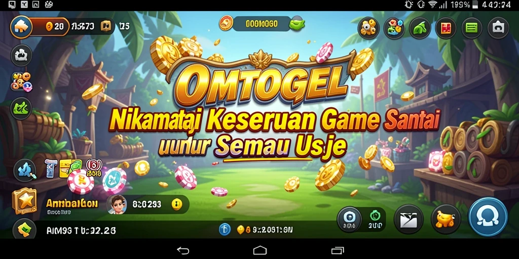 Screenshot gameplay OMTOGEL yang penuh keseruan.