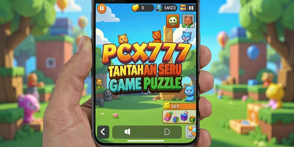 Screenshot gameplay PCX777 menampilkan tantangan puzzle yang menarik.
