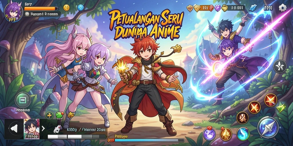 Tampilan gameplay PP7 yang seru dan atraktif.