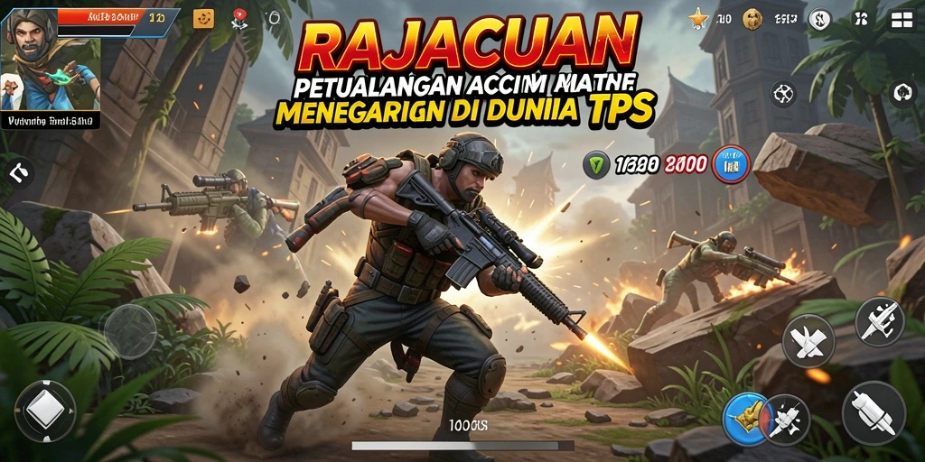 Screenshot menampilkan momen menegangkan saat pertempuran di RAJACUAN.
