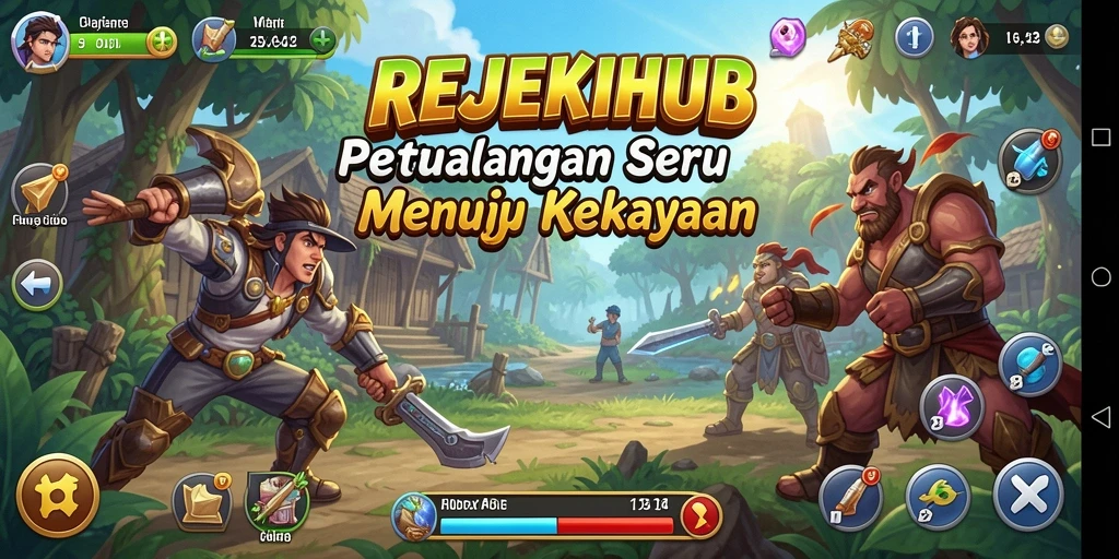 Tampilan gameplay seru dalam REJEKIHUB, penuh petualangan.
