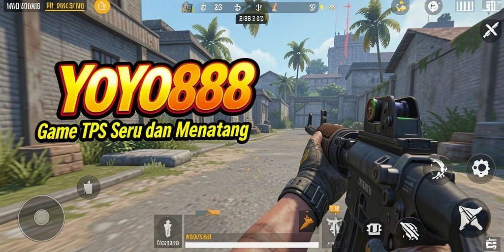 Gameplay seru dalam YOYO88 yang menampilkan aksi TPS yang mendebarkan.